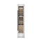 ZLINE Autograph Edition 18-Inch 9.0 Cu. Ft. Triple Zone 68 Bottle Right Hinge Column Wine Cooler in DuraSnow Stainless Steel with Matte Black Accents (RCWVRZ-SN-18-MB)