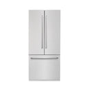 ZLINE 36-Inch 19.6 cu. ft. Built-In 2-Door Bottom Freezer Refrigerator with Internal Water and Ice Dispenser in Satin Stainless Steel Fingerprint Resistant Stainless Steel (RBIV-SN-36)