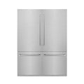 ZLINE 60-Inch 32.2 cu. ft. Built-In 4-Door French Door Refrigerator with Internal Water and Ice Dispenser in Fingerprint Resistant Stainless Steel (RBIV-SN-60)