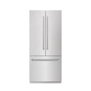 ZLINE 36-Inch 19.6 cu. ft. French Door Built-In Bottom Freezer Refrigerator with Water Dispenser and Ice Maker in Satin Stainless Steel with Stainless Steel Interior (SRBIV-SN-36)