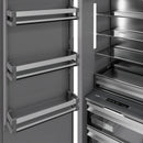 ZLINE 24-Inch 12.4 Cu. Ft. Panel Ready Column Freezer with Graphite Gray Interior (RBCFV-24)