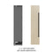 ZLINE Autograph Edition 18-Inch 8.6 Cu. Ft. Panel Ready Left Hinge Column Freezer with Graphite Gray Interior and Matte Black Accents (RBCFVLZ-18-MB)