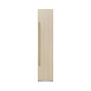 ZLINE Autograph Edition 18-Inch 8.6 Cu. Ft. Panel Ready Right Hinge Column Freezer with Graphite Gray Interior and Champagne Bronze Accents (RBCFVRZ-18-CB)