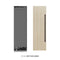 ZLINE Autograph Edition 24-Inch 12.4 Cu. Ft. Panel Ready Column Freezer with Graphite Gray Interior and Matte Black Accents (RBCFVZ-24-MB)