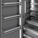 ZLINE 30-Inch 16.7 Cu. Ft. Panel Ready Column Refrigerator with Graphite Gray Interior (RBCRV-30)