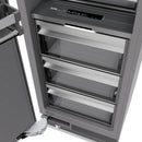 ZLINE 30-Inch 16.7 Cu. Ft. Panel Ready Column Refrigerator with Graphite Gray Interior (RBCRV-30)