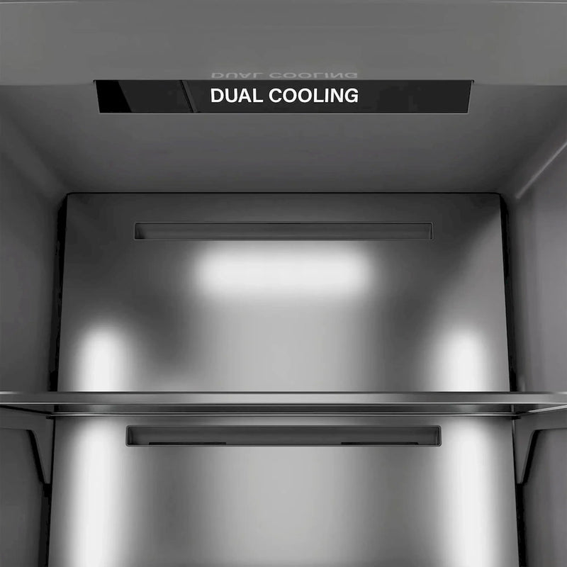 ZLINE 54-Inch Column 16.7 Cu. Ft. Refrigerator and 12.4 Cu. Ft. Freezer in Panel Ready with Matte Black Accent