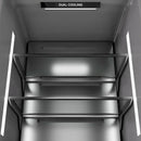 ZLINE Autograph Edition 30-Inch 16.7 Cu. Ft. Panel Ready Column Refrigerator with Graphite Gray Interior and Matte Black Accents (RBCRVZ-30-MB)