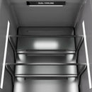 ZLINE 54-Inch Column 16.7 Cu. Ft. Refrigerator and 12.4 Cu. Ft. Freezer in Panel Ready with Matte Black Accent