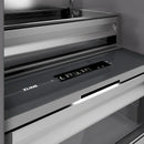 ZLINE 48-Inch Column 16.7 Cu. Ft. Refrigerator and 8.6 Cu. Ft. Freezer in Panel Ready with Matte Black Accent