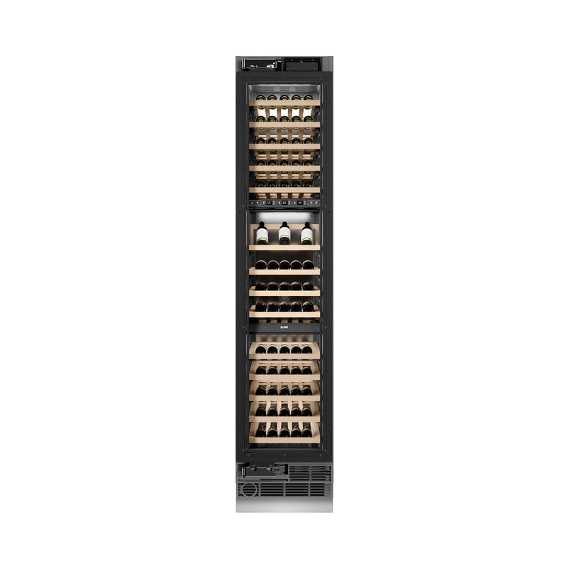 ZLINE 18-Inch 9.0 Cu. Ft. Triple Zone 68 Bottle Panel Ready Left Hinge Column Wine Cooler (RBCWVL-18)