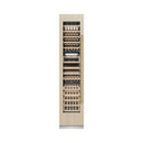 ZLINE Autograph Edition 18-Inch 9.0 Cu. Ft. Triple Zone 68 Bottle Panel Ready Left Hinge Column Wine Cooler with Champagne Bronze Accents (RBCWVLZ-18-CB)