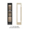 ZLINE Autograph Edition 18-Inch 9.0 Cu. Ft. Triple Zone 68 Bottle Panel Ready Left Hinge Column Wine Cooler with Champagne Bronze Accents (RBCWVLZ-18-CB)