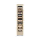 ZLINE Autograph Edition 18-Inch 9.0 Cu. Ft. Triple Zone 68 Bottle Panel Ready Left Hinge Column Wine Cooler with Polished Gold Accents (RBCWVLZ-18-G)
