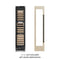 ZLINE Autograph Edition 18-Inch 9.0 Cu. Ft. Triple Zone 68 Bottle Panel Ready Left Hinge Column Wine Cooler with Matte Black Accents (RBCWVLZ-18-MB)