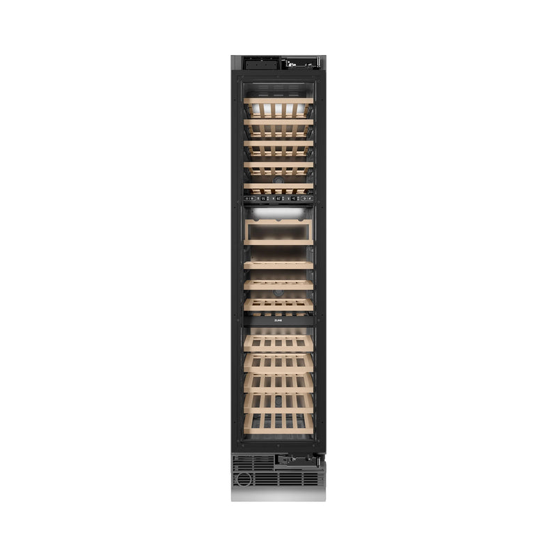 ZLINE 18-Inch 9.0 Cu. Ft. Triple Zone 68 Bottle Panel Ready Right Hinge Column Wine Cooler (RBCWVR-18)