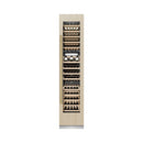 ZLINE Autograph Edition 18-Inch 9.0 Cu. Ft. Triple Zone 68 Bottle Panel Ready Right Hinge Column Wine Cooler with Champagne Bronze Accents (RBCWVRZ-18-CB)