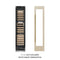 ZLINE Autograph Edition 18-Inch 9.0 Cu. Ft. Triple Zone 68 Bottle Panel Ready Right Hinge Column Wine Cooler with Polished Gold Accents (RBCWVRZ-18-G)