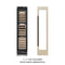 ZLINE Autograph Edition 18-Inch 9.0 Cu. Ft. Triple Zone 68 Bottle Panel Ready Right Hinge Column Wine Cooler with Matte Black Accents (RBCWVRZ-18-MB)