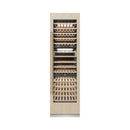 ZLINE Autograph Edition 24-Inch 12.4 Cu. Ft. Triple Zone 100 Bottle Panel Ready Column Wine Cooler with Champagne Bronze Accents (RBCWVZ-24-CB)