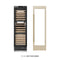 ZLINE Autograph Edition 24-Inch 12.4 Cu. Ft. Triple Zone 100 Bottle Panel Ready Column Wine Cooler with Champagne Bronze Accents (RBCWVZ-24-CB)