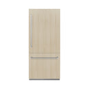 ZLINE 36-Inch 19.8 Cu. Ft. Built-In Bottom Freezer Refrigerator with Water Dispenser and Ice Maker in Panel Ready (RBIT-36)