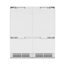 ZLINE 72-Inch 39.6 Cu. Ft. French Door Built-In Bottom Freezer Refrigerator with Water Dispensers and Ice Makers in Panel Ready (RBIT-72)