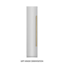 ZLINE 42-Inch Column 12.5 Cu. Ft. Refrigerator and 8.6 Cu. Ft. Freezer in Stainless Steel with Champagne Bronze Accents