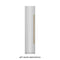 ZLINE Autograph Edition 18-Inch 8.6 Cu. Ft. Left Hinge Column Freezer in Stainless Steel with Graphite Gray Interior and Champagne Bronze Accents (RCFVLZ-30418-CB)