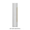 ZLINE Autograph Edition 18-Inch 8.6 Cu. Ft. Left Hinge Column Freezer in Stainless Steel with Graphite Gray Interior and Polished Gold Accents (RCFVLZ-30418-G)