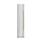 ZLINE Autograph Edition 18-Inch 8.6 Cu. Ft. Left Hinge Column Freezer in Stainless Steel with Graphite Gray Interior and Polished Gold Accents (RCFVLZ-30418-G)