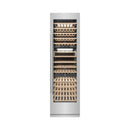 ZLINE 24-Inch 12.4 Cu. Ft. Triple Zone 100 Bottle Column Wine Cooler in Stainless Steel (RCWV-304-24)