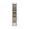 ZLINE 18-Inch 9.0 Cu. Ft. Triple Zone 68 Bottle Left Hinge Column Wine Cooler in Stainless Steel (RCWVL-304-18)