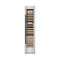 ZLINE Autograph Edition 18-Inch 9.0 Cu. Ft. Triple Zone 68 Bottle Right Hinge Column Wine Cooler in Stainless Steel with Matte Black Accents (RCWVRZ-30418-MB)