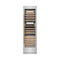 ZLINE Autograph Edition 24-Inch 12.4 Cu. Ft. Triple Zone 100 Bottle Column Wine Cooler in Stainless Steel and Champagne Bronze Accents (RCWVZ-304-24-CB)