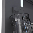 ZLINE Autograph Edition 72-Inch 39.6 Cu. Ft. French Door Built-In Bottom Freezer Refrigerator with Water Dispensers and Ice Makers in Stainless Steel with Graphite Gray Interior and Polished Gold Accents (GRBITZ-304-72G)