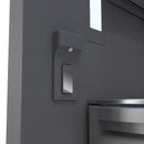 ZLINE Autograph 36-Inch Built-In Refrigerator w/ Gray Interior and Champagne Bronze Helix Handles (GRBITZ-30436KCB)