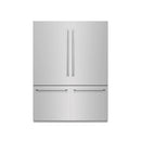 ZLINE 60-Inch 32.2 Cu. Ft. French Door Built-In Bottom Freezer Refrigerator with Water Dispensers and Ice Makers in Stainless Steel with Graphite Gray Interior (GRBIV-304-60)