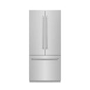 ZLINE 36-Inch 19.6 cu. ft. French Door Built-In Bottom Freezer Refrigerator with Water Dispenser and Ice Maker in Stainless Steel with Stainless Steel Interior (SRBIV-304-36)