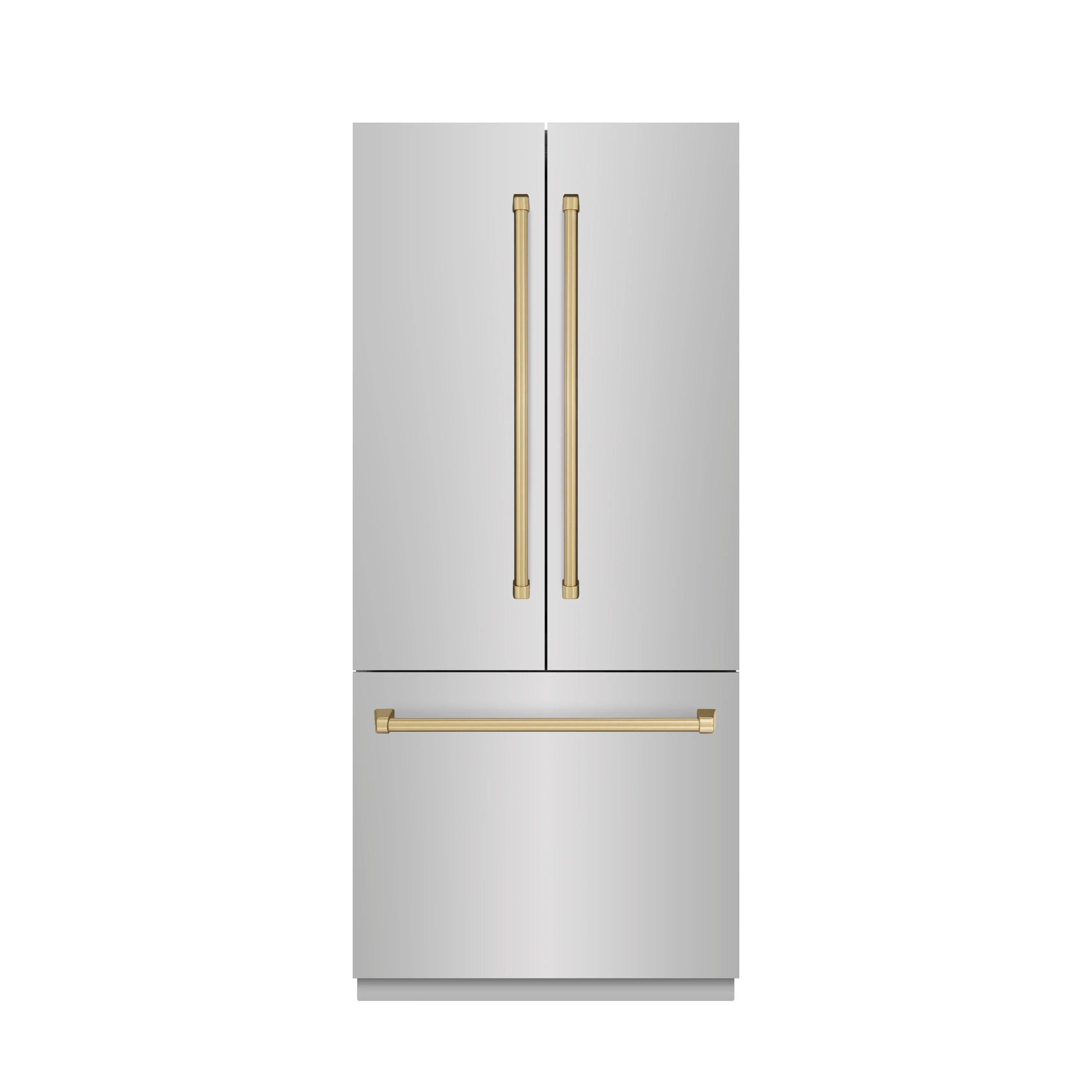Champagne bronze door handles and bar pull set for refrigerator