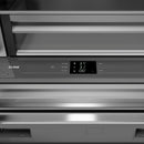 ZLINE Autograph Edition 36-Inch 19.6 cu. ft. French Door Built-In Bottom Freezer Refrigerator with Water Dispenser and Ice Maker in Stainless Steel with Stainless Steel Interior and Matte Black Accents (SRBIVZ-304-36MB)