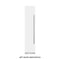 ZLINE 18-Inch 8.6 Cu. Ft. Left Hinge Column Freezer in White Matte with Graphite Gray Interior (RCFVL-WM-18)