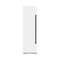 ZLINE Autograph Edition 24-Inch 12.4 Cu. Ft. Column Freezer in White Matte with Graphite Gray Interior and Matte Black Accents (RCFVZ-WM-24-MB)