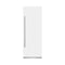 ZLINE 30-Inch 16.7 Cu. Ft. Column Refrigerator in White Matte with Graphite Gray Interior (RCRV-WM-30)
