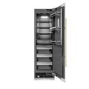 ZLINE 48-Inch Column 12.5 Cu. Ft. Refrigerator and 12.4 Cu. Ft. Freezer in White Matte with Champagne Bronze Accents