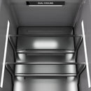 ZLINE 54-Inch Column 16.7 Cu. Ft. Refrigerator and 12.4 Cu. Ft. Freezer in White Matte with Gold Accent