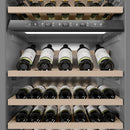 ZLINE 24-Inch 12.4 Cu. Ft. Triple Zone 100 Bottle Column Wine Cooler in White Matte (RCWV-WM-24)