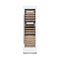 ZLINE 24-Inch 12.4 Cu. Ft. Triple Zone 100 Bottle Column Wine Cooler in White Matte (RCWV-WM-24)
