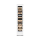 ZLINE 18-Inch 9.0 Cu. Ft. Triple Zone 68 Bottle Left Hinge Column Wine Cooler in White Matte (RCWVL-WM-18)