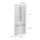 ZLINE 36-Inch Refrigerator Panels in Fingerprint Resistant Stainless Steel for RBIV 36-Inch Built-in Refrigerator (RPBIV-SN-36)